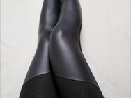 Schöne ONLY Leder Leggings Gr. M Jersey Leggins Schwarz Stretch - Gelsenkirchen