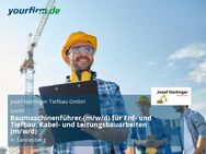 Baumaschinenführer (m/w/d) für Erd- und Tiefbau, Kabel- und Leitungsbauarbeiten (m/w/d) - Tännesberg