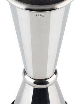 Buddy's Barmaß Buddy´s Bar, Edelstahl, (1-St), 2,5 cl/5 cl Doppelmaß, Innenmaße 1,5 cl/3,5 cl, spülmaschinenfest