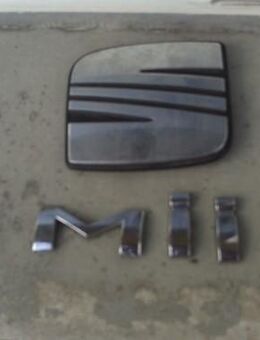 Seat Mii Schriftzug Emblem Logo - Hilter (Teutoburger Wald)