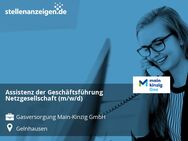 Assistenz der Geschäftsführung Netzgesellschaft (m/w/d) - Gelnhausen