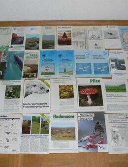 Große Sammlung Flyer zu Natur- und Umweltthemen, vorw. 90er-Jahre - Düsseldorf