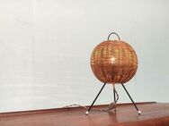 Mid Century Tripod Table Lamp Tischleuchte 60er 70er Teak 6 - Hamburg Hamburg-Nord