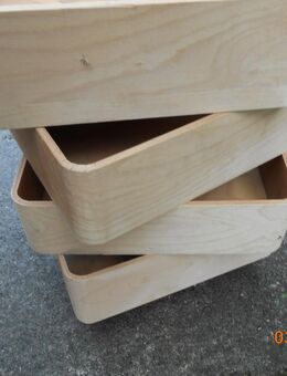 4 Vintage Holzschubladen mit RUNDEN Ecken von Hülsta - München Maxvorstadt