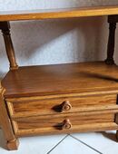 w16) Schränkchen Beistelltisch Kommode Eiche rustikal - Größe 60 x 34 x 58 cm (BxTxH) in 31303