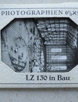 Zeppelin LZ 130 im Bau, Graf Zeppelin, 12 s/w-Photographien, 6 1/2 x 9 cm - Coesfeld