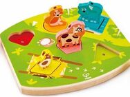 Hape Puzzle Bauernhof-Geräusche-Puzzle, 6 Puzzleteile