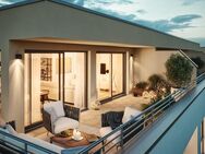 Exklusive Penthouse-Wohnung mit elegantem Entrée und riesiger Dachterrasse - Löchgau