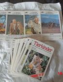 Quartett Kartenspiel Tierkinder Frankfurter Zoo Professor Grzimek, Comic Hucky und Yogi im Weltall, Schiffe, Flugzeuge 1960 1970 in 46242