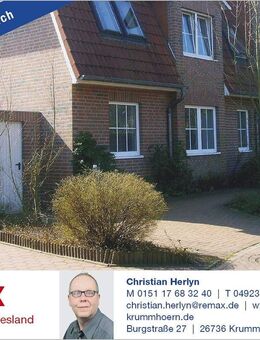 Moderne DG-Wohnung mit Balkon und Tiefgaragenstellplatz, zentrumsnah - Aurich