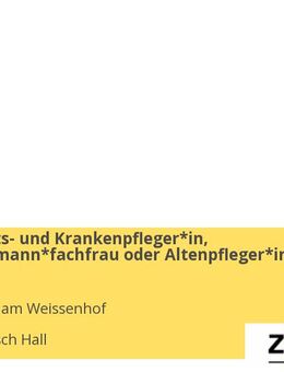 Gesundheits- und Krankenpfleger*in, Pflegefachmann*fachfrau oder Altenpfleger*in (w/m/d) - Schwäbisch Hall