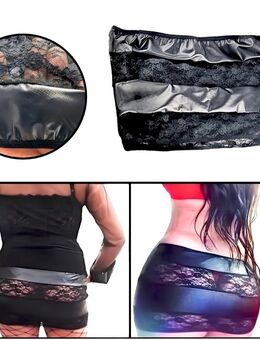 Minirock Transparent Wetlook Lederoptik Kurzrock Mini Rock Durchsichtig Geblümt Schwarz 18,90€* - Villingen-Schwenningen