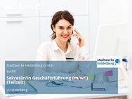 Sekretär/in Geschäftsführung (m/w/i) (Teilzeit) - Heidelberg