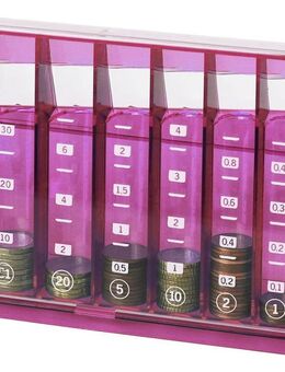 HMF Münzsortierer Euro Spardose pink Münzzähler #4710-15 - Birkenfeld (Baden-Württemberg)