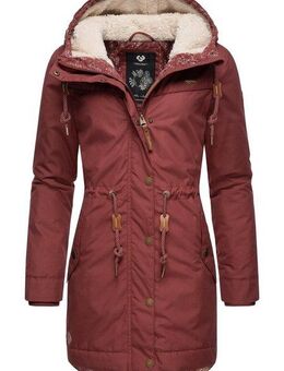 Ragwear Winterjacke YM-Canny stylischer Damen Kurzmantel Parka mit Kapuze