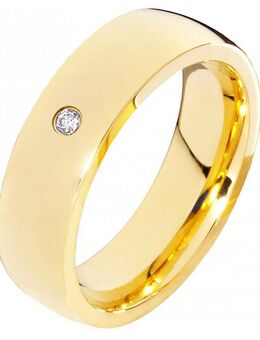 Damenring Edelstahl DE110 mit Zirkonia - Aholming