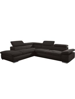 Sit & more Ecksofa mit Armteil-& Kopfteilverstellung & Hocker - Stuttgart