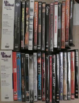 dvd, Buffy, Ally Mc Beal, Wild wild west, Quatermain,Pearl Harbor - Bibertal