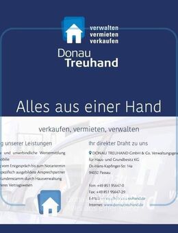 Einfach gut wohnen: 2-Zimmer-Wohnung mit Balkon in Rittsteig - Passau