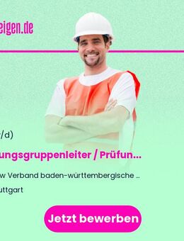Prüfungsgruppenleiter / Prüfungsleiter (m/w/d) - Stuttgart