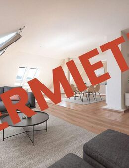 Wohntraum! Stilvolle 2-Zimmer-Dachgeschoss-Wohnung mit 80 qm WFL. Veste-Coburg-Blick! Loft-Charakter - Coburg