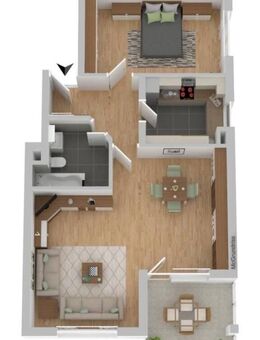 Top Kapitalanlage - vermietete 2-Zimmer Wohnung in bevorzugter Lage WE39 - Heidenheim (Brenz)