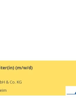 Vertriebsleiter(in) (M/W/D) - Nettersheim