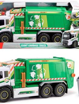 Dickie Toys Spielzeug-Müllwagen Giant Garbage Truck, mit Licht und Sound