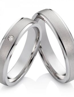 Trauringe aus 925 Silber mit Echtem DIAMANT SB36 - Aholming