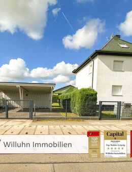 Freistehendes Einfamilienhaus mit schönem Grundstück l Dachterrasse & Garten | Doppelcarport - Leipzig