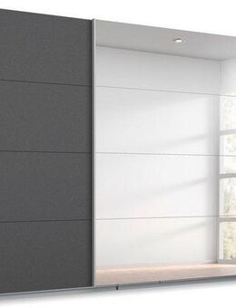 rauch Schwebetürenschrank Kleiderschrank Schrank Garderobe BESTSELLER KOLUNA mit Spiegel inkl. 2 Innenschubladen sowie extra Einlegeböden MADE IN GERMANY