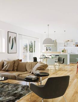 Neubauprojekt in Hochdorf, 3- Zi.-Whg., EG, Terrasse, Gartenanteil, KfW55, Aufzug, Tiefgarage! - Hochdorf (Regierungsbezirk Stuttgart)