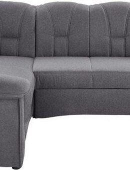 DOMO collection Ecksofa Papenburg B/T/H: 242/190/84 cm L-Form, wahlweise mit Bettfunktion, Langer Schenkel links oder rechts