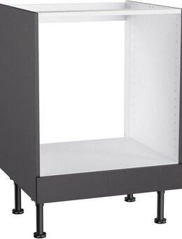 KOCHSTATION Herdumbauschrank KS-Bern2 Breite 60 cm, Umbauschrank für Einbauherde, 1 feste Blende