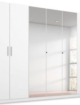 rauch Drehtürenschrank Kleiderschrank Schrank Garderobe Ankleide KOLUNA mit Dekor-Front (Breiten 181/226/271/315 cm Höhen 210/229 cm) mit Spiegel, inkl. 2 Innenschubladen sowie extra Böden