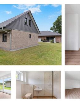 Moderne KfW-40-Doppelhaushälfte mit Stil, Komfort und Blick ins Grüne - Großenwiehe