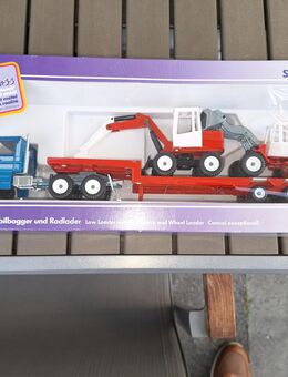 Siku 1:55--Scania-Superserie--3911--SELTEN--Tieflader mit Mobilbagger und Radlader NEU OVP - Meckenheim