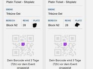 2 Tickets für Coldplay, 17.08.2024, Olympiastadion München - Düsseldorf