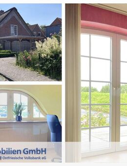 Einladendes Reetdachhaus mit Deichpanorama - Balje