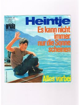 Heintje-Es kann nicht immer nur die Sonne scheinen-Alles vorbei-Vinyl-SL,1970 - Linnich