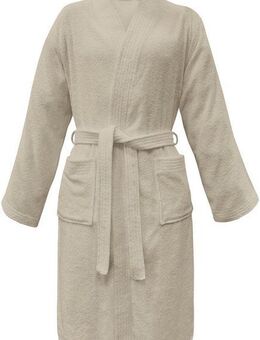 TOM TAILOR HOME Bademantel Kimono COLOR BATH, Langform, Frottier, Gürtel