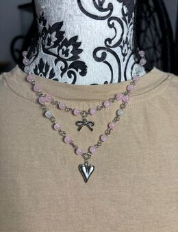 Handmade Halskette aus Edelstahl & Glasperlen - Dortmund