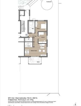 3 Zimmer Eigentumswohnung in 79669 Zell i. W., Obermattstraße, Neubau - Zell (Wiesental)