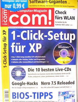 Das Computer-Magazin com! - Ausgabe 11/2006 - ohne CD/DVD - Biebesheim (Rhein)