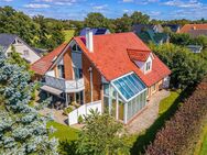 Lifestyle & Luxus: Architektenhaus auf sonnigem Grdstk. Winter-Garten, Sauna, 3 Terr., Dopp-Gar. uvm - Handewitt