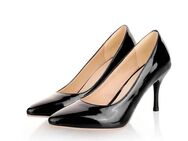 High Heels - Pumps - Schwarz Lackoptik - Gr. 42,5 - NEU - Calden