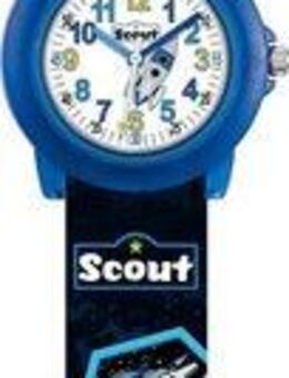 Scout Quarzuhr Crystal, 280305039, Armbanduhr, Kinderuhr, Lernuhr, Geschenkidee, Schulanfang, Weltall