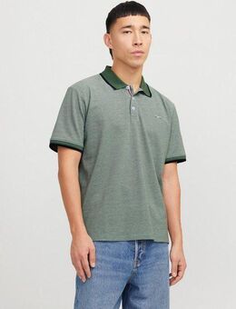 Jack & Jones Poloshirt JPRBLUALVES SS POLO SN mit Logo Stickerei