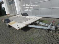 Plattformanhänger 1000kg ca 352 x 199 mit Brief, ideal für TINY House, Quad- Zweirad-Maschinentransporter gebr. (TEC TT2 BJ 91) - Schotten Zentrum