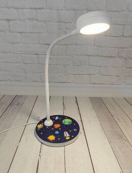 niermann Nachttischlampe Tischleuchte Weltall, ohne Leuchtmittel, Hochwertige Tisch-Leseleuchte